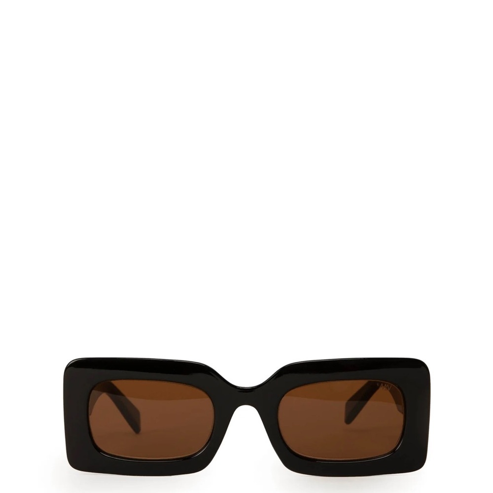 Matt & Nat  Ivy II LBlack Rectangular Sunglasses Black New - Picture 2 of 6